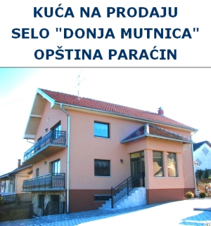prodajem kupujem kucu i plac u selu donja mutnica paracin